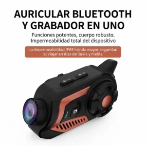 Casco de Motocicleta MT59 con Intercomunicador Bluetooth y Cámara 2K